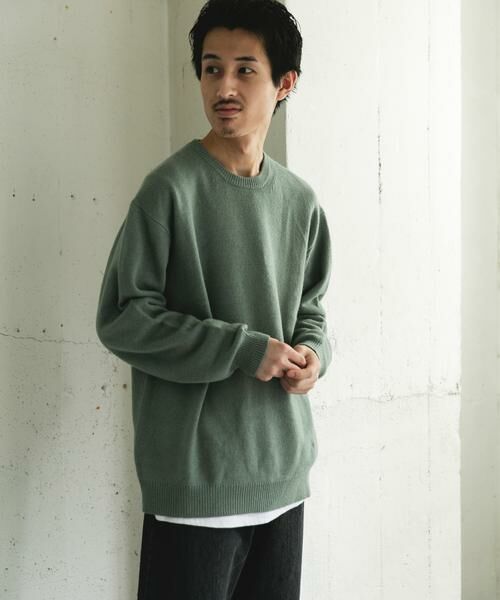 URBAN RESEARCH DOORS / アーバンリサーチ ドアーズ ニット・セーター | ハミルトンウールクルーネックニット | 詳細5