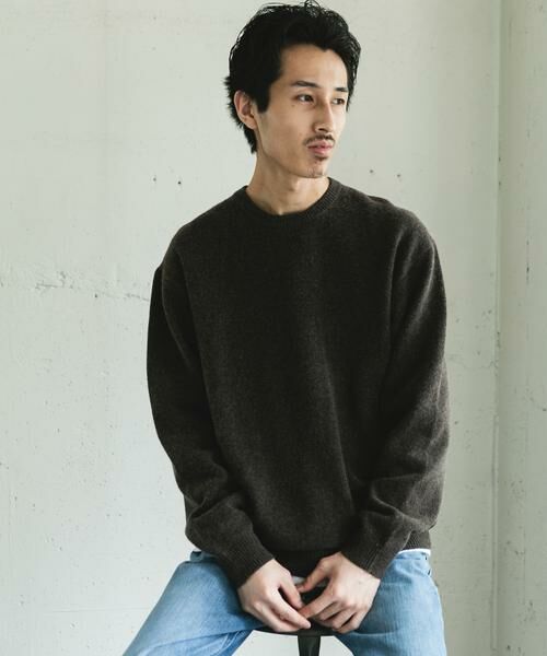 URBAN RESEARCH DOORS / アーバンリサーチ ドアーズ ニット・セーター | ハミルトンウールクルーネックニット | 詳細20