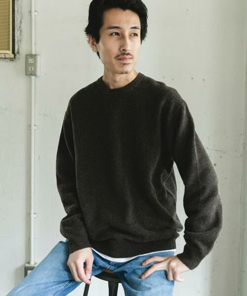 URBAN RESEARCH DOORS / アーバンリサーチ ドアーズ ニット・セーター | ハミルトンウールクルーネックニット | 詳細21