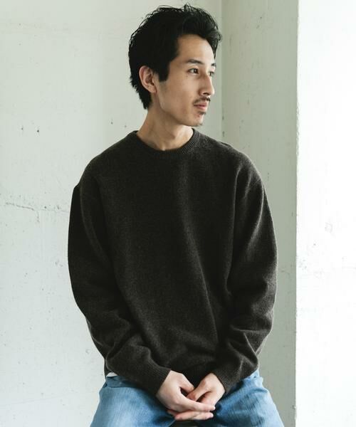 URBAN RESEARCH DOORS / アーバンリサーチ ドアーズ ニット・セーター | ハミルトンウールクルーネックニット | 詳細22