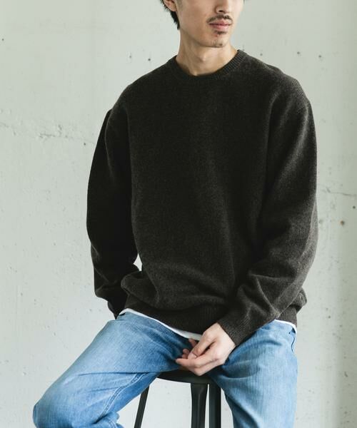 URBAN RESEARCH DOORS / アーバンリサーチ ドアーズ ニット・セーター | ハミルトンウールクルーネックニット | 詳細23
