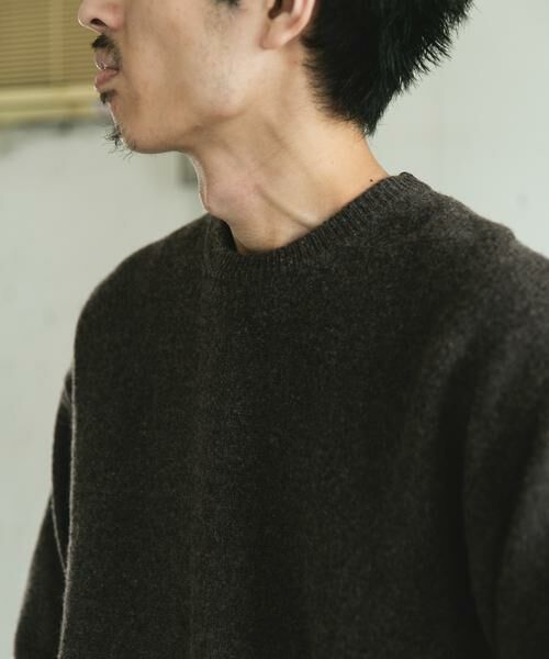 URBAN RESEARCH DOORS / アーバンリサーチ ドアーズ ニット・セーター | ハミルトンウールクルーネックニット | 詳細24