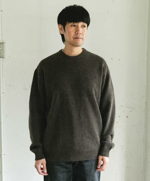 URBAN RESEARCH DOORS / アーバンリサーチ ドアーズ ニット・セーター | ハミルトンウールクルーネックニット | 詳細26
