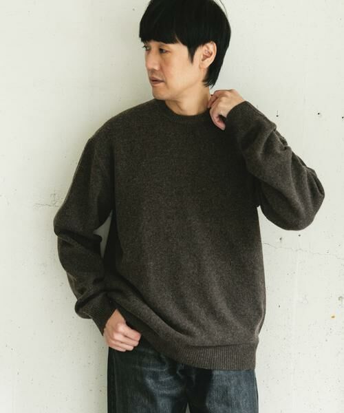 URBAN RESEARCH DOORS / アーバンリサーチ ドアーズ ニット・セーター | ハミルトンウールクルーネックニット | 詳細12