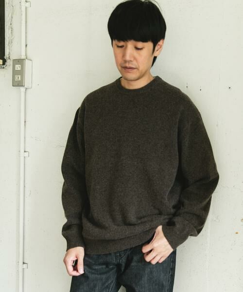 URBAN RESEARCH DOORS / アーバンリサーチ ドアーズ ニット・セーター | ハミルトンウールクルーネックニット | 詳細13