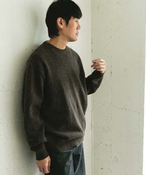 URBAN RESEARCH DOORS / アーバンリサーチ ドアーズ ニット・セーター | ハミルトンウールクルーネックニット | 詳細14