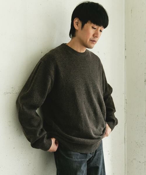 URBAN RESEARCH DOORS / アーバンリサーチ ドアーズ ニット・セーター | ハミルトンウールクルーネックニット | 詳細15