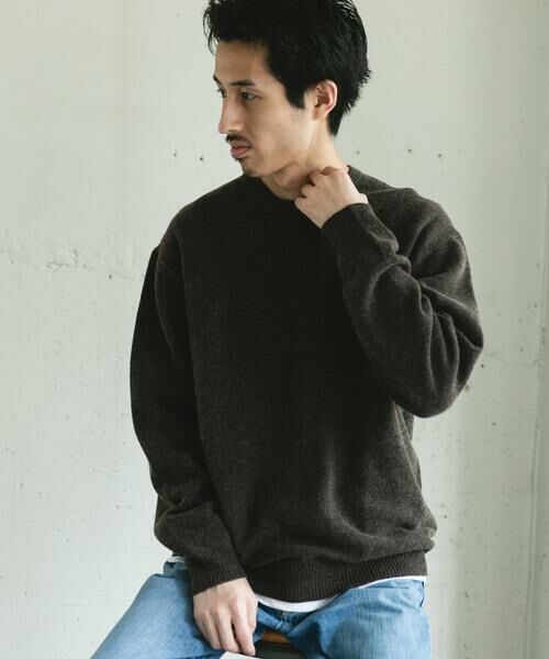 URBAN RESEARCH DOORS / アーバンリサーチ ドアーズ ニット・セーター | ハミルトンウールクルーネックニット | 詳細19