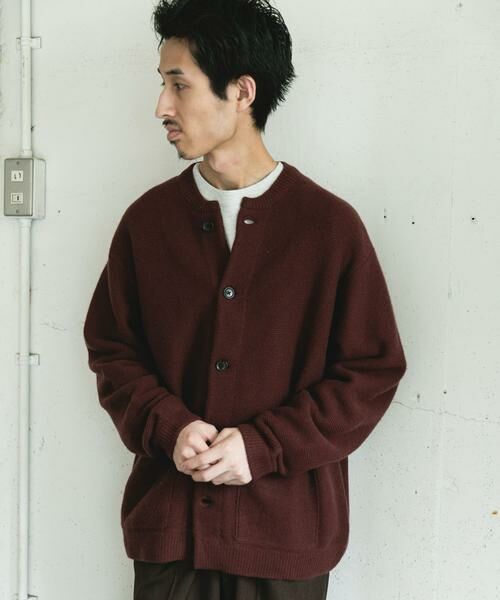 URBAN RESEARCH DOORS / アーバンリサーチ ドアーズ カーディガン・ボレロ | ハミルトンウールガーターカーディガン | 詳細11