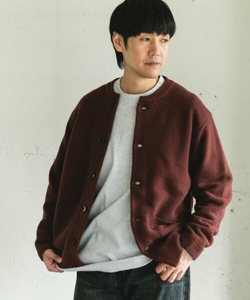 URBAN RESEARCH DOORS / アーバンリサーチ ドアーズ カーディガン・ボレロ | ハミルトンウールガーターカーディガン | 詳細2