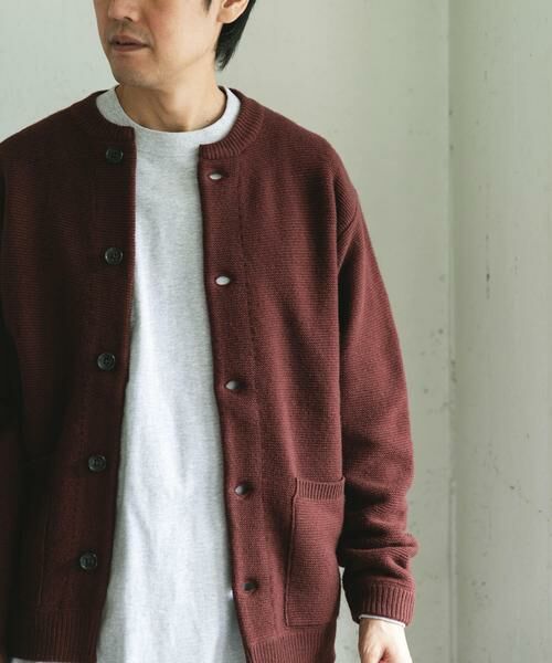 URBAN RESEARCH DOORS / アーバンリサーチ ドアーズ カーディガン・ボレロ | ハミルトンウールガーターカーディガン | 詳細4