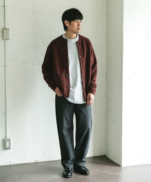 URBAN RESEARCH DOORS / アーバンリサーチ ドアーズ カーディガン・ボレロ | ハミルトンウールガーターカーディガン | 詳細5