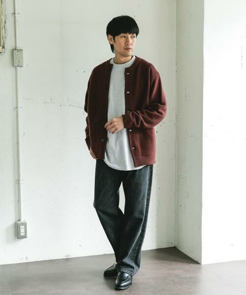 URBAN RESEARCH DOORS / アーバンリサーチ ドアーズ カーディガン・ボレロ | ハミルトンウールガーターカーディガン | 詳細6