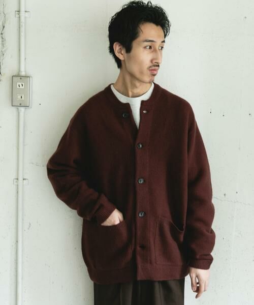 URBAN RESEARCH DOORS / アーバンリサーチ ドアーズ カーディガン・ボレロ | ハミルトンウールガーターカーディガン | 詳細7