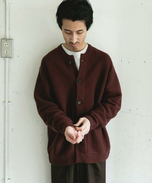 URBAN RESEARCH DOORS / アーバンリサーチ ドアーズ カーディガン・ボレロ | ハミルトンウールガーターカーディガン | 詳細8