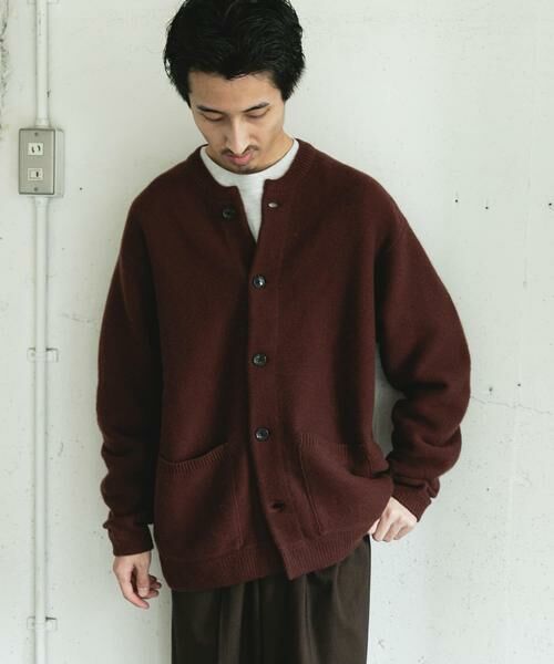 URBAN RESEARCH DOORS / アーバンリサーチ ドアーズ カーディガン・ボレロ | ハミルトンウールガーターカーディガン | 詳細9