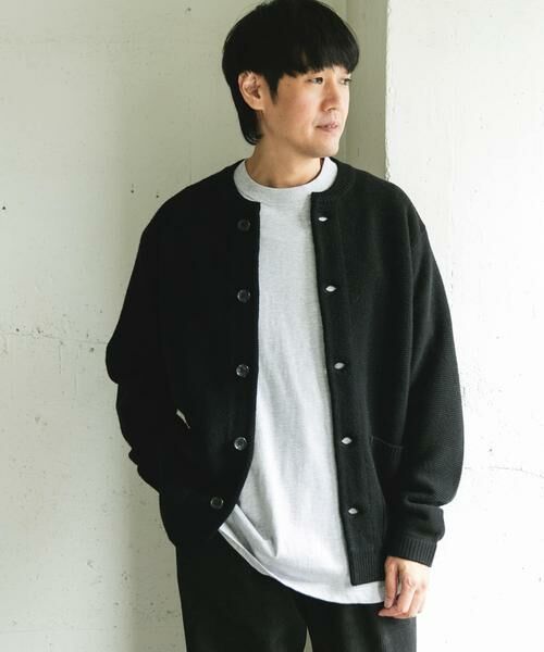 URBAN RESEARCH DOORS / アーバンリサーチ ドアーズ カーディガン・ボレロ | ハミルトンウールガーターカーディガン | 詳細20