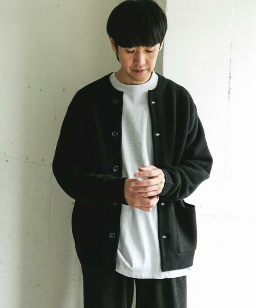 URBAN RESEARCH DOORS / アーバンリサーチ ドアーズ カーディガン・ボレロ | ハミルトンウールガーターカーディガン | 詳細21