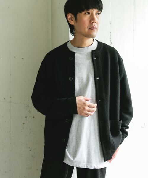 URBAN RESEARCH DOORS / アーバンリサーチ ドアーズ カーディガン・ボレロ | ハミルトンウールガーターカーディガン | 詳細22