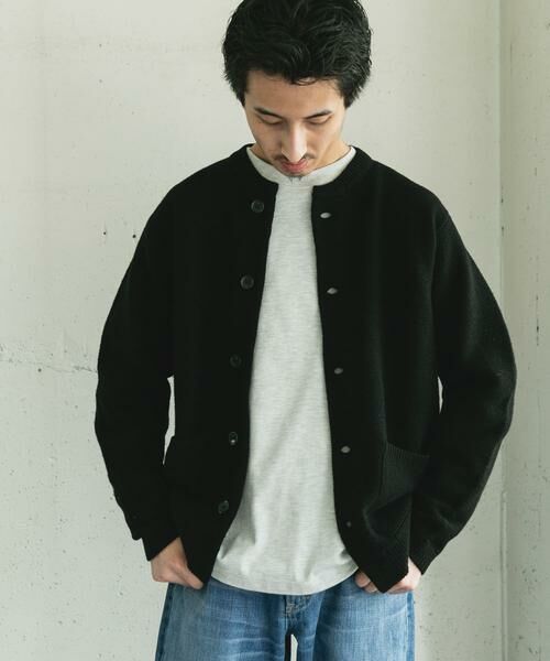 URBAN RESEARCH DOORS / アーバンリサーチ ドアーズ カーディガン・ボレロ | ハミルトンウールガーターカーディガン | 詳細27