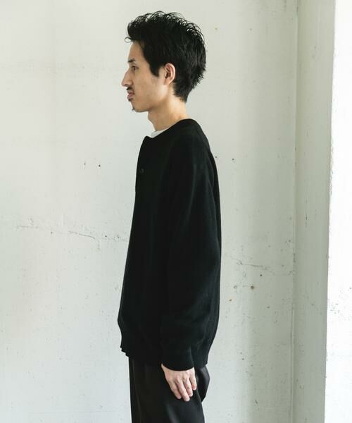 URBAN RESEARCH DOORS / アーバンリサーチ ドアーズ ニット・セーター | ハミルトンウールヘンリーネックニット | 詳細11