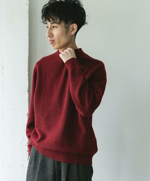 URBAN RESEARCH DOORS / アーバンリサーチ ドアーズ ニット・セーター | ウール混もちもちハイネックニット | 詳細2