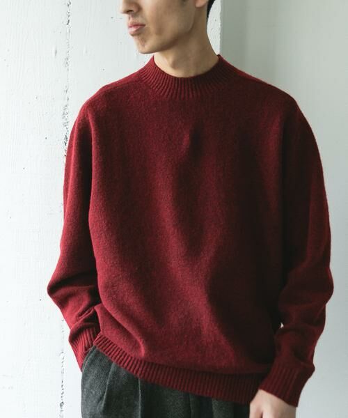 URBAN RESEARCH DOORS / アーバンリサーチ ドアーズ ニット・セーター | ウール混もちもちハイネックニット | 詳細4