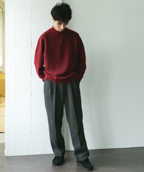 URBAN RESEARCH DOORS / アーバンリサーチ ドアーズ ニット・セーター | ウール混もちもちハイネックニット | 詳細5