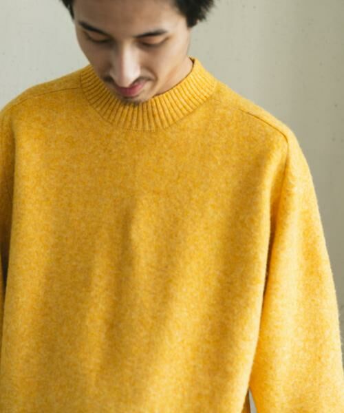 URBAN RESEARCH DOORS / アーバンリサーチ ドアーズ ニット・セーター | ウール混もちもちハイネックニット | 詳細10