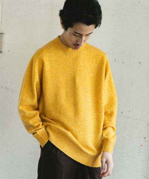 URBAN RESEARCH DOORS / アーバンリサーチ ドアーズ ニット・セーター | ウール混もちもちハイネックニット | 詳細12