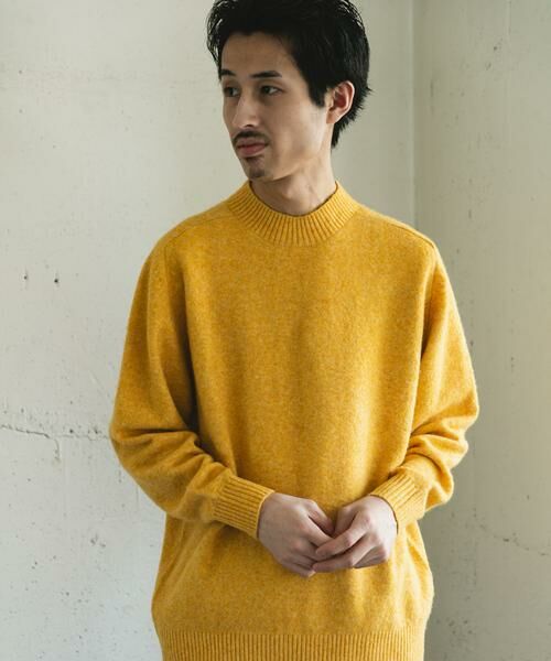 URBAN RESEARCH DOORS / アーバンリサーチ ドアーズ ニット・セーター | ウール混もちもちハイネックニット | 詳細14
