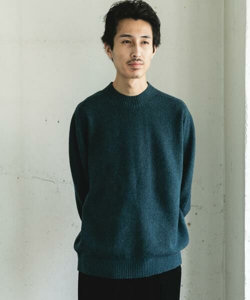 URBAN RESEARCH DOORS / アーバンリサーチ ドアーズ ニット・セーター | ウール混もちもちハイネックニット | 詳細20