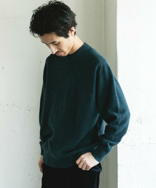 URBAN RESEARCH DOORS / アーバンリサーチ ドアーズ ニット・セーター | ウール混もちもちハイネックニット | 詳細22