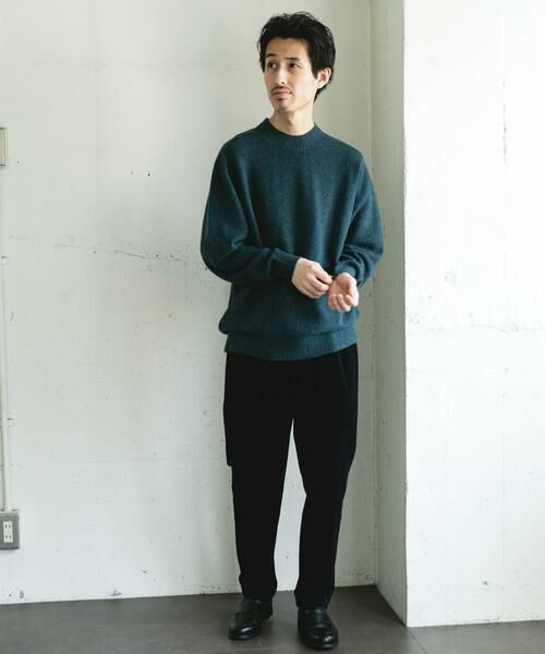 URBAN RESEARCH DOORS / アーバンリサーチ ドアーズ ニット・セーター | ウール混もちもちハイネックニット | 詳細25