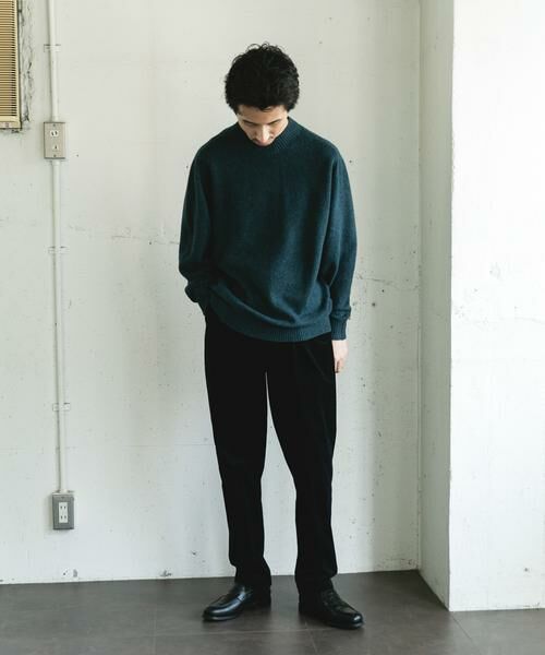 URBAN RESEARCH DOORS / アーバンリサーチ ドアーズ ニット・セーター | ウール混もちもちハイネックニット | 詳細26
