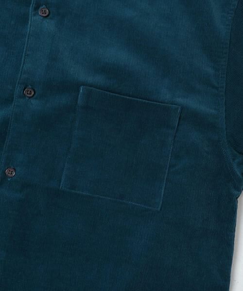 URBAN RESEARCH DOORS / アーバンリサーチ ドアーズ シャツ・ブラウス | 『UR TECH』コーデュロイバンドカラーシャツ | 詳細11