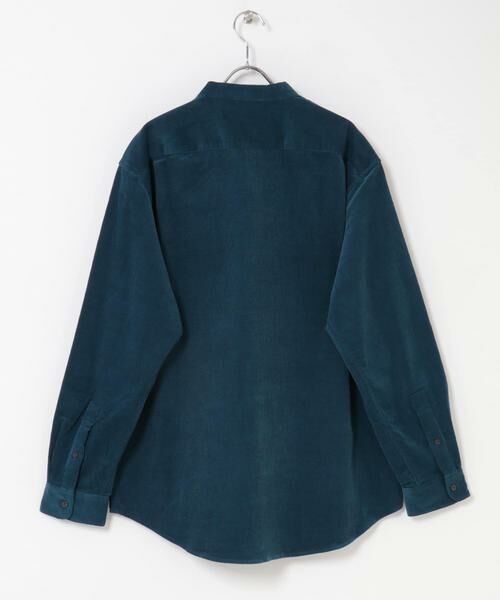 URBAN RESEARCH DOORS / アーバンリサーチ ドアーズ シャツ・ブラウス | 『UR TECH』コーデュロイバンドカラーシャツ | 詳細12