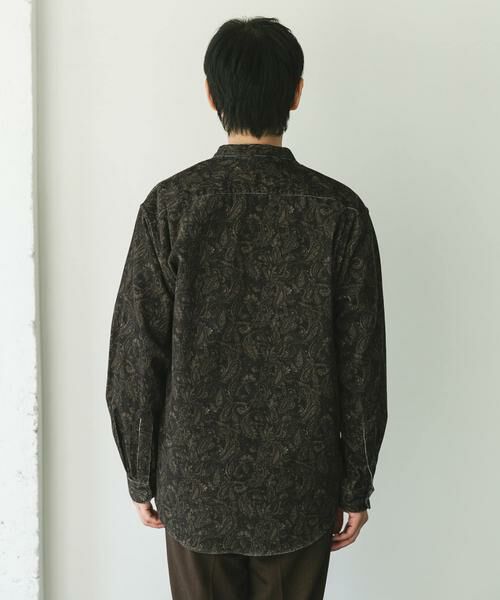 URBAN RESEARCH DOORS / アーバンリサーチ ドアーズ シャツ・ブラウス | 『UR TECH』コーデュロイバンドカラーシャツ | 詳細25