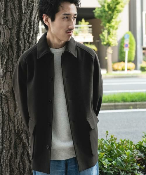 URBAN RESEARCH DOORS / アーバンリサーチ ドアーズ その他アウター | ニットメルトン パデット ショートコート | 詳細10