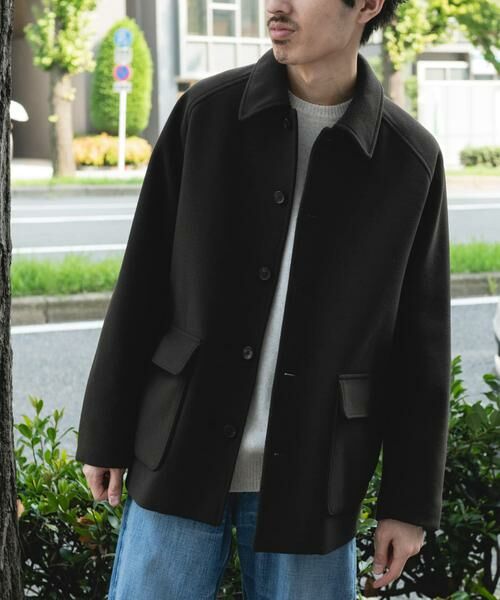 URBAN RESEARCH DOORS / アーバンリサーチ ドアーズ その他アウター | ニットメルトン パデット ショートコート | 詳細11