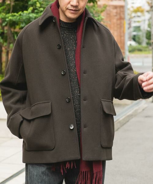 URBAN RESEARCH DOORS / アーバンリサーチ ドアーズ その他アウター | ニットメルトン パデット ショートコート | 詳細2