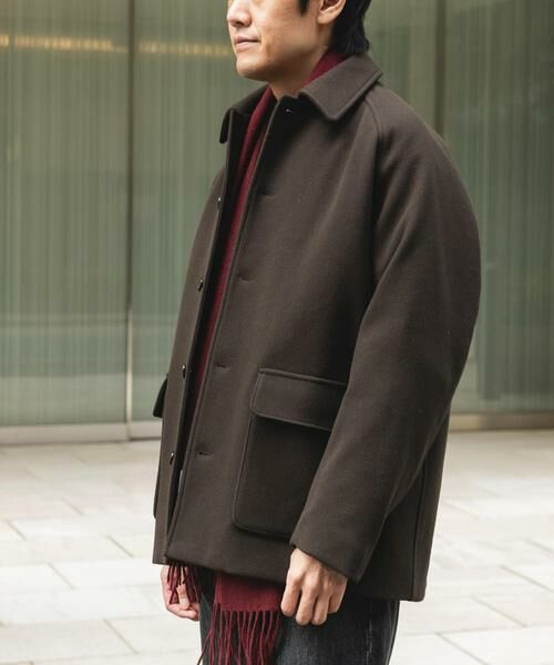 URBAN RESEARCH DOORS / アーバンリサーチ ドアーズ その他アウター | ニットメルトン パデット ショートコート | 詳細3