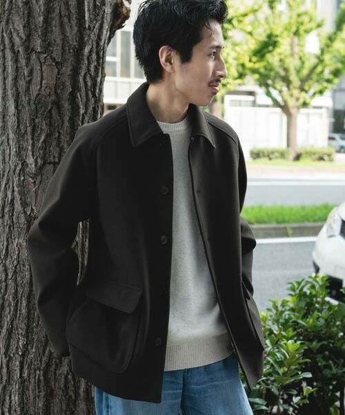 URBAN RESEARCH DOORS / アーバンリサーチ ドアーズ その他アウター | ニットメルトン パデット ショートコート | 詳細6