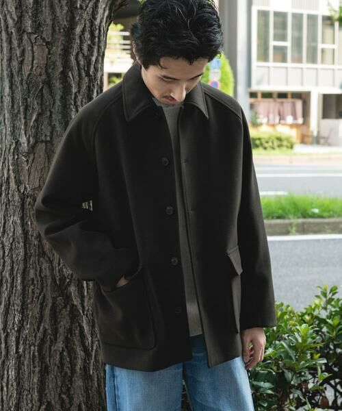 URBAN RESEARCH DOORS / アーバンリサーチ ドアーズ その他アウター | ニットメルトン パデット ショートコート | 詳細8