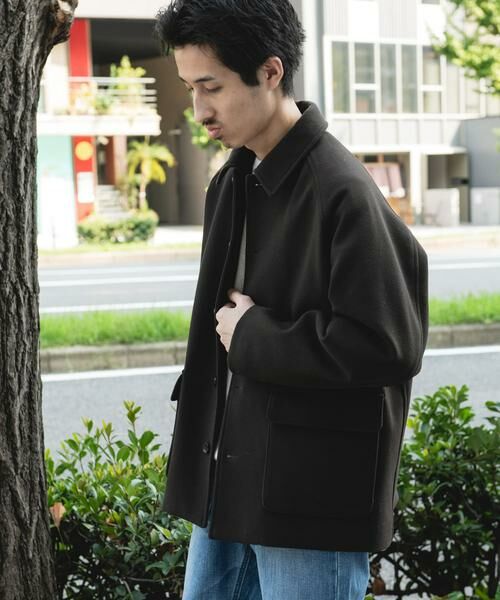 URBAN RESEARCH DOORS / アーバンリサーチ ドアーズ その他アウター | ニットメルトン パデット ショートコート | 詳細9