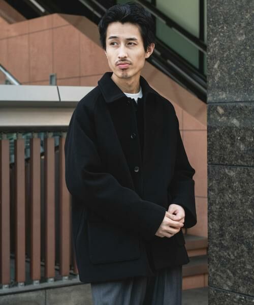 URBAN RESEARCH DOORS / アーバンリサーチ ドアーズ その他アウター | ニットメルトン パデット ショートコート | 詳細25