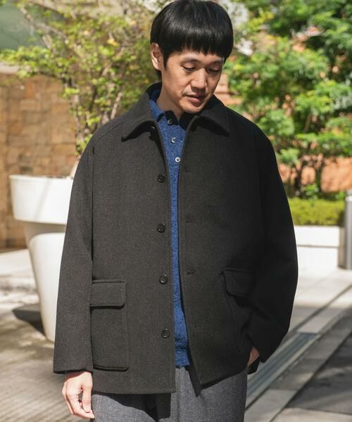 URBAN RESEARCH DOORS / アーバンリサーチ ドアーズ その他アウター | ニットメルトン パデット ショートコート | 詳細17