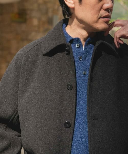URBAN RESEARCH DOORS / アーバンリサーチ ドアーズ その他アウター | ニットメルトン パデット ショートコート | 詳細19