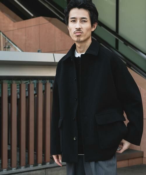 URBAN RESEARCH DOORS / アーバンリサーチ ドアーズ その他アウター | ニットメルトン パデット ショートコート | 詳細23