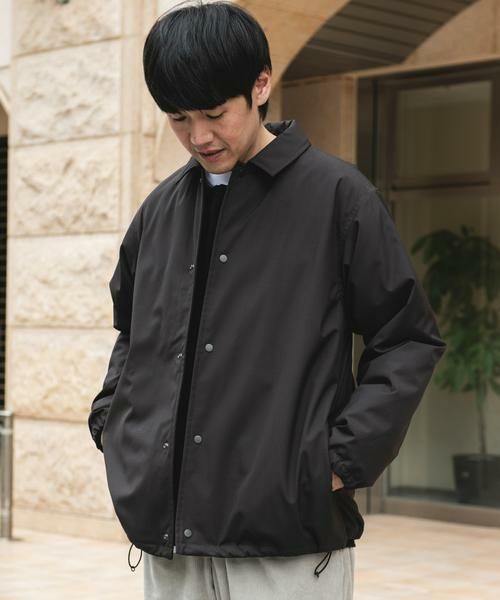 URBAN RESEARCH DOORS / アーバンリサーチ ドアーズ ブルゾン | 『撥水/防風』ウールブレンドラミネート 中綿ブルゾン | 詳細1